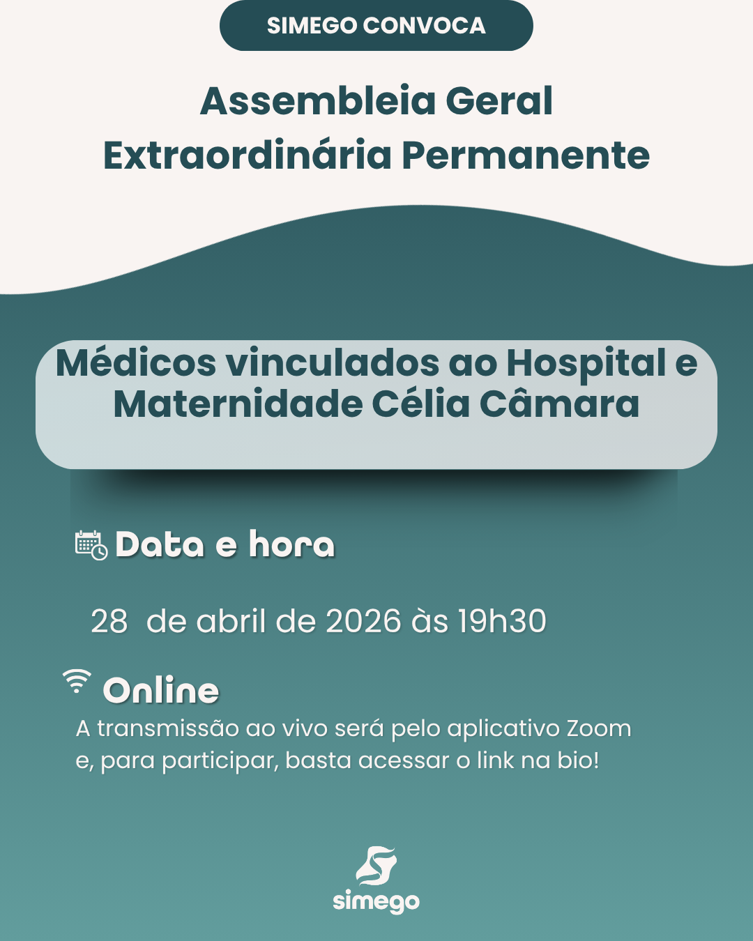 AGEP Médicos vinculados ao Hospital e Maternidade Municipal Célia Câmara,