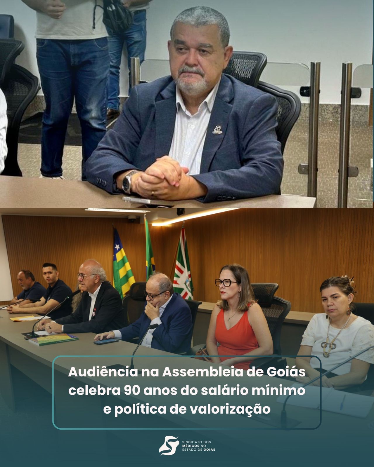 Audiência na Assembleia Legislativa de Goiás celebra 90 anos do salário mínimo e política de valorização