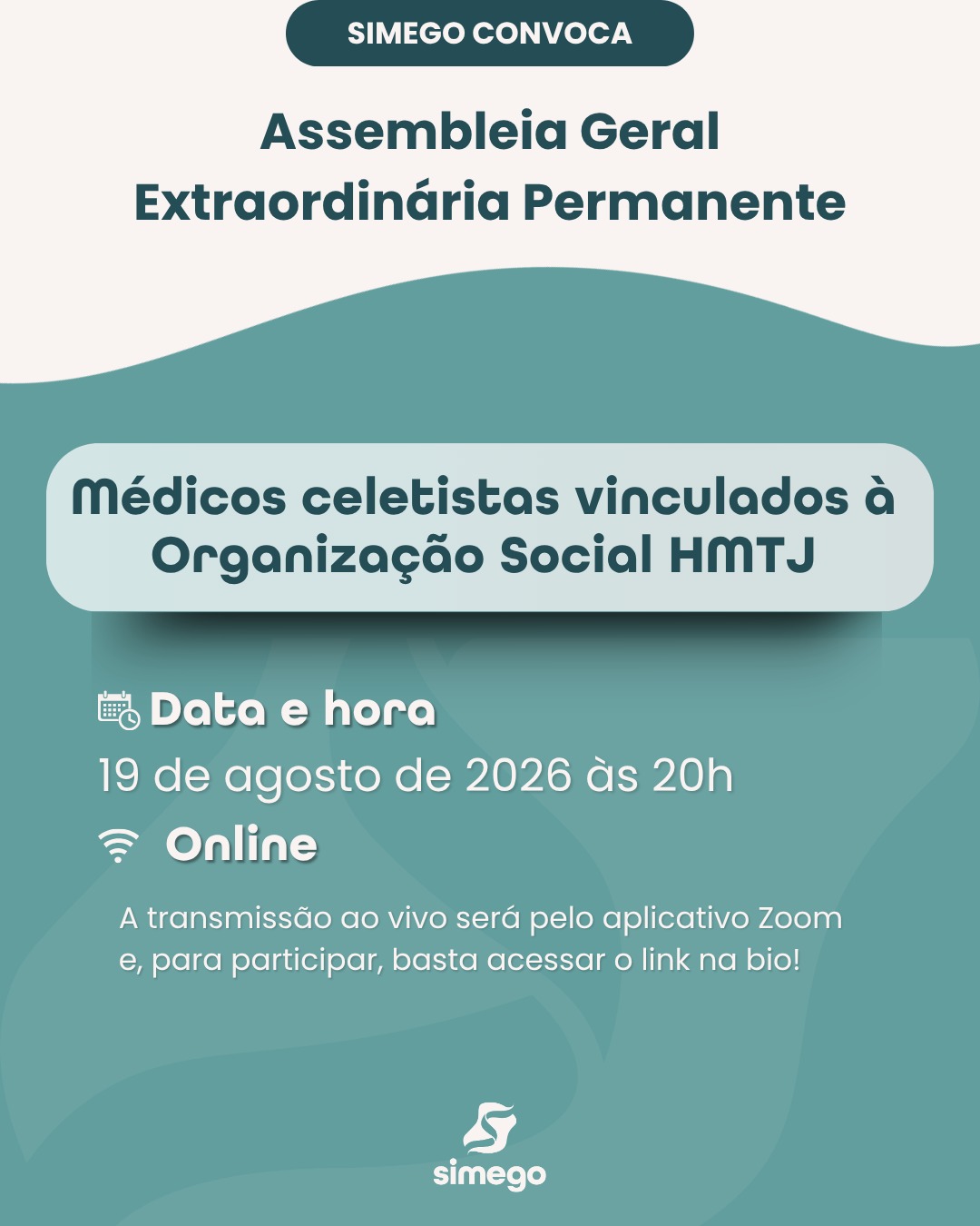 AGEP médicos celetistas vinculados à Organização Social HMTJ