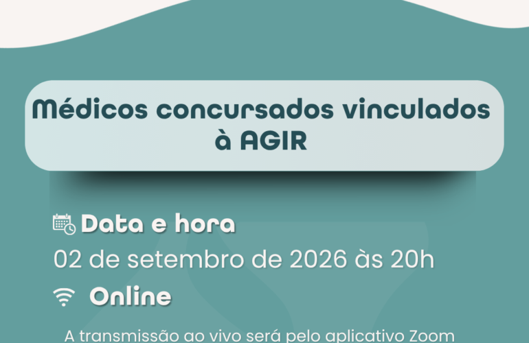 AGE médicos vinculados à AGIR