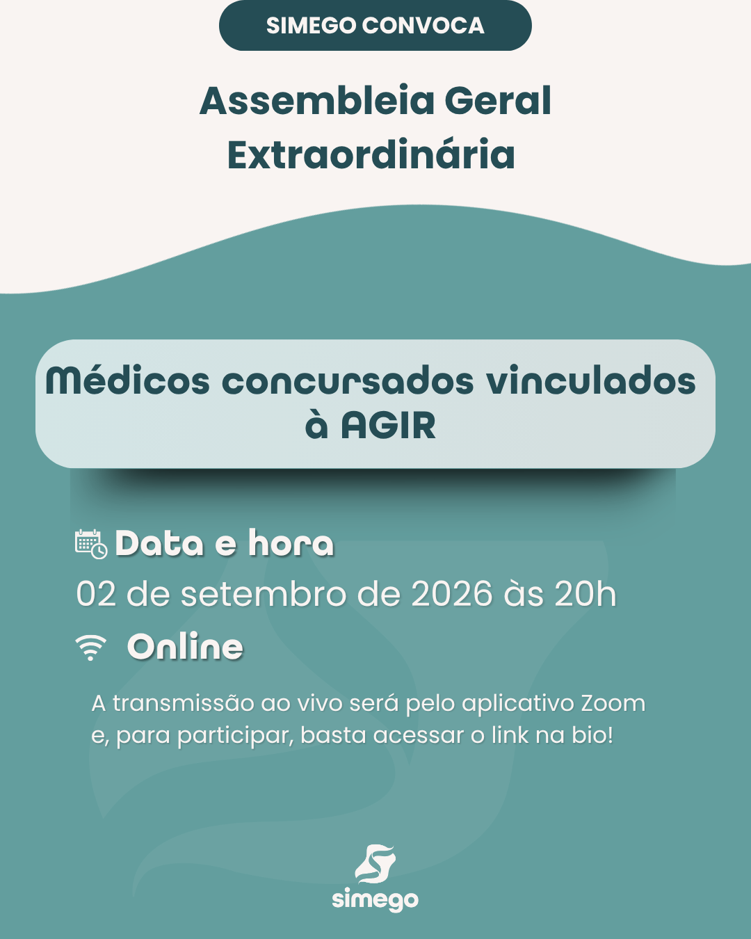 AGE médicos vinculados à AGIR