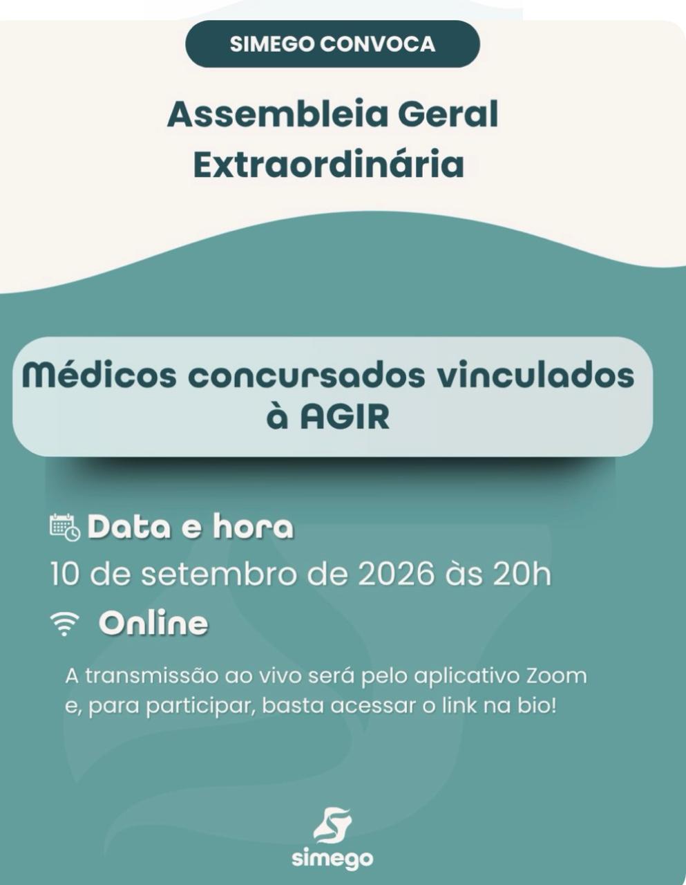 AGE médicos vinculados à Agir