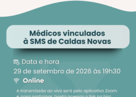 AGE dos médicos vinculados Secretaria Municipal de Saúde de Caldas Novas